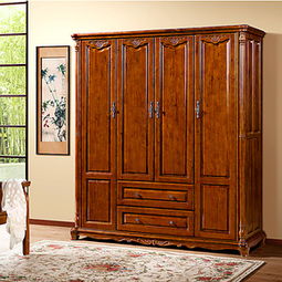 木井坊夢(mèng)家緣 領(lǐng)略美式鄉(xiāng)村風(fēng)情的橡木實(shí)木平拉門(mén)衣柜